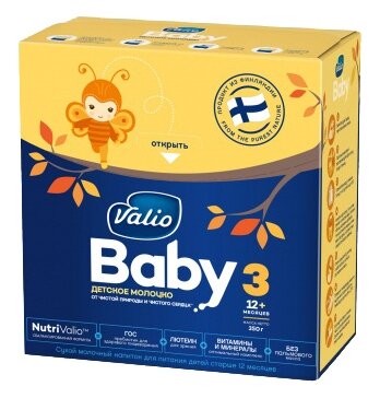 Смесь Valio Baby 3 (c 12 месяцев) 350 г (фото modal 1)