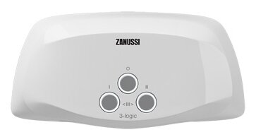 Проточный водонагреватель Zanussi 3-logic 3,5 TS (душ+кран) (фото modal 1)