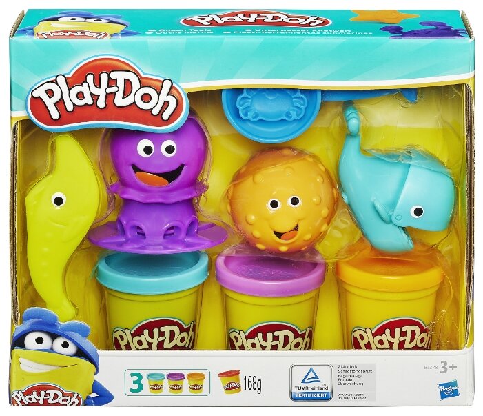 Масса для лепки Play-Doh Подводный мир (B1378) (фото modal 1)
