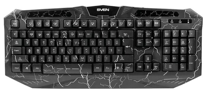 Клавиатура SVEN Challenge 9900 Black USB (фото modal 1)