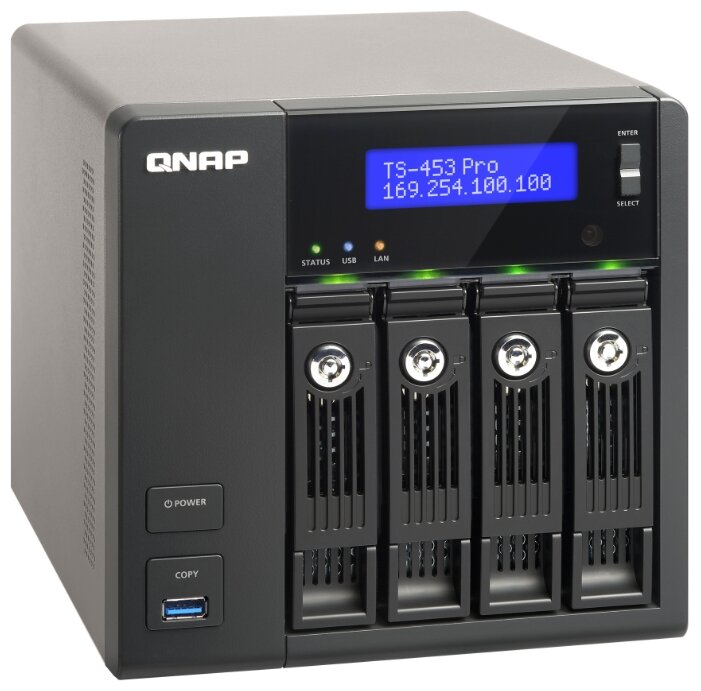 Сетевой накопитель (NAS) QNAP TS-453 Pro (фото modal 1)
