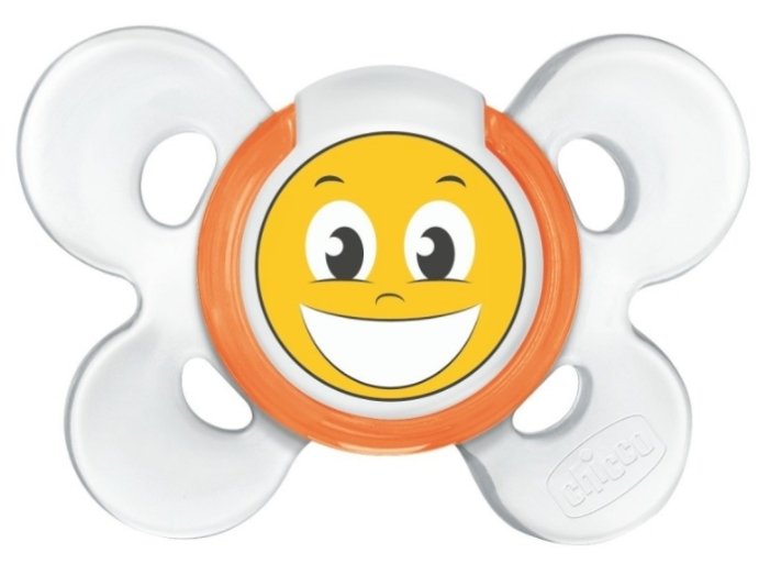Пустышка силиконовая ортодонтическая Chicco Physio Comfort Smile 12+ (1 шт) (фото modal 3)