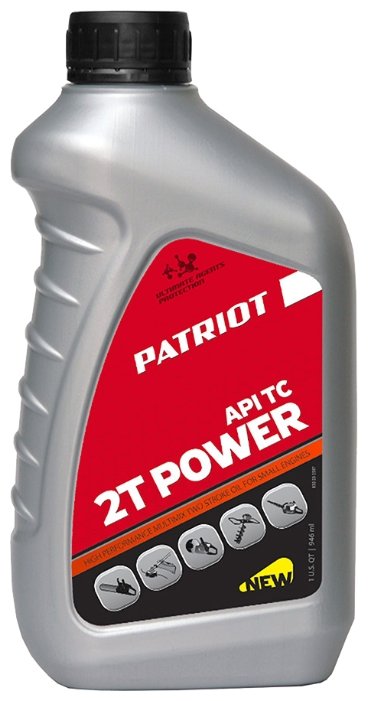 Масло для садовой техники PATRIOT Power Active 2T 0.946 л (фото modal 1)
