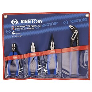 Набор шарнирно-губцевого инструмента KING TONY 42104GP01 (фото modal nav 1)