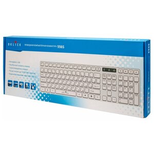 Клавиатура Oklick 556S White USB (фото modal nav 7)