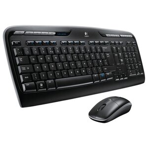 Клавиатура и мышь Logitech Wireless Combo MK330 Black USB (фото modal nav 1)