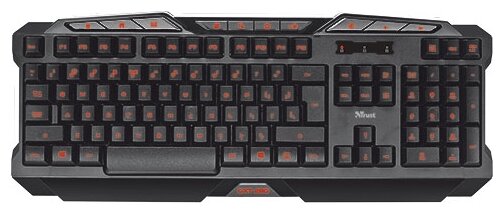 Клавиатура Trust GXT 280 LED Illuminated Gaming Keyboard Black USB (фото modal 3)