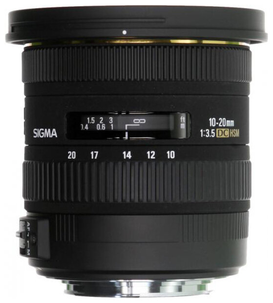 Объектив Sigma AF 10-20mm f/3.5 EX DC HSM Canon EF-S (фото modal 1)