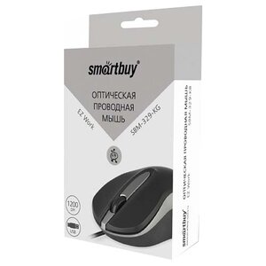 Мышь SmartBuy SBM-329-KG Black-Grey USB (фото modal nav 4)