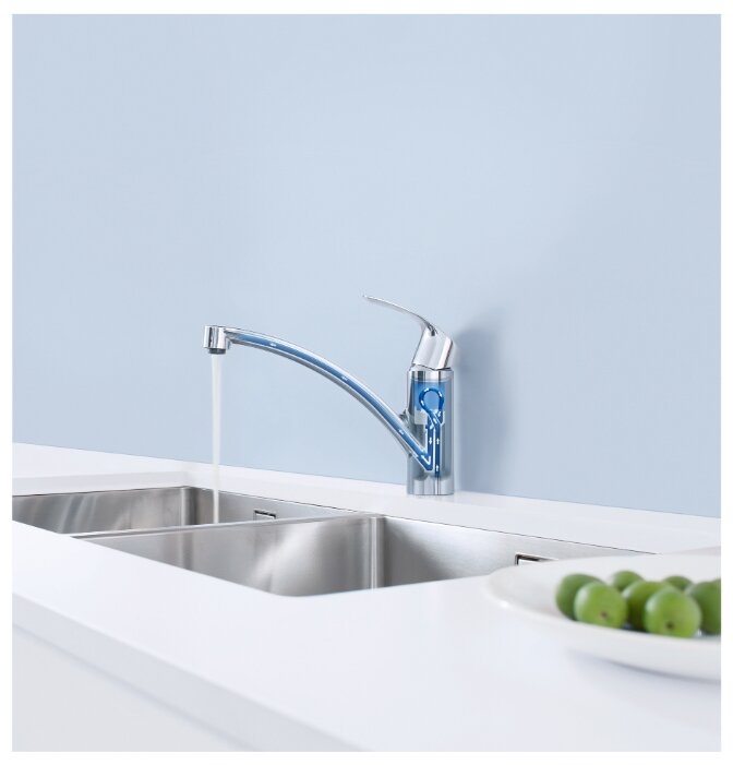 Однорычажный смеситель для кухни (мойки) Grohe Eurosmart 30260002 (фото modal 6)