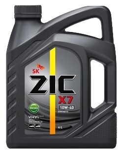 Моторное масло ZIC X7 DIESEL 10W-40 4 л (фото modal 1)