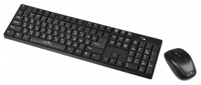 Клавиатура и мышь Oklick 210M Wireless Keyboard&Optical Mouse Black USB (фото modal 2)