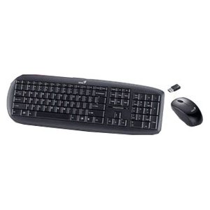 Клавиатура и мышь Genius SlimStar 8000ME wireless Black USB (фото modal nav 1)