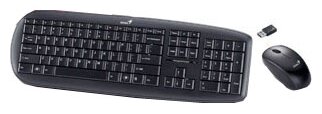 Клавиатура и мышь Genius SlimStar 8000ME wireless Black USB (фото modal 1)