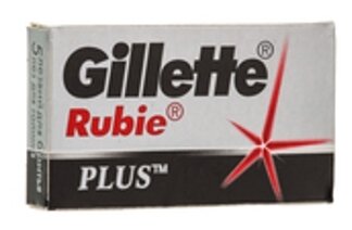 Лезвия Gillette для T-образного станка Rubie Plus (фото modal 1)