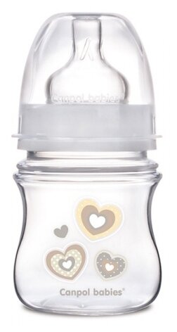 Canpol Babies Бутылочка антиколиковая с широким горлом EasyStart Newborn Baby 120 мл с рождения (фото modal 3)