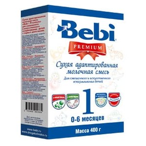 Смесь Bebi Premium 1 в коробке (0-6 месяцев) 400 г (фото modal nav 1)