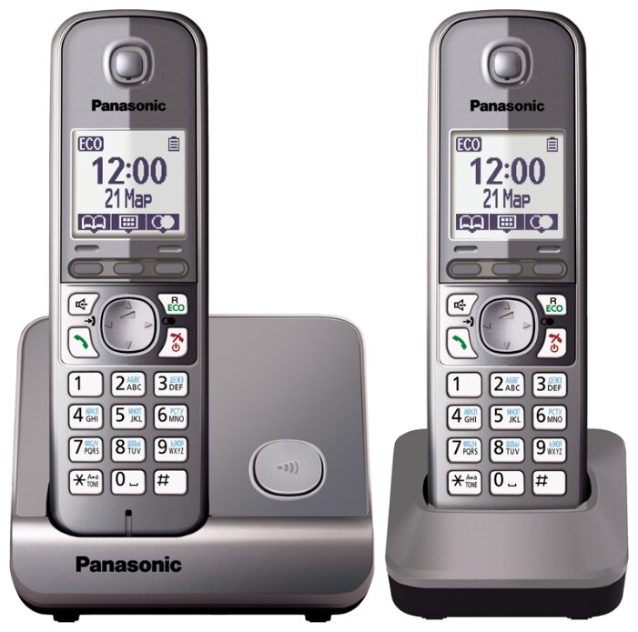 Радиотелефон Panasonic KX-TG6712 (фото modal 1)