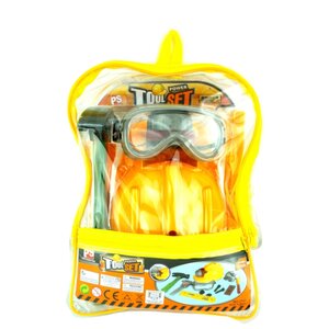 Junfa toys Набор инструментов в прозрачном рюкзаке 10 предметов 2145 (фото modal nav 1)