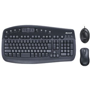 Клавиатура и мышь Microsoft Wireless Optical Desktop 1000 Black USB (фото modal nav 1)