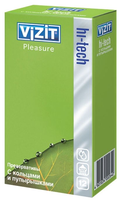 Презервативы Vizit Hi-Tech Pleasure (фото modal 1)