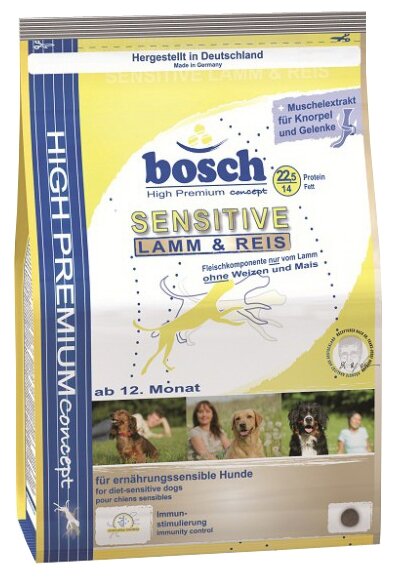 Корм для собак Bosch Sensitive Lamb & Rice (фото modal 3)