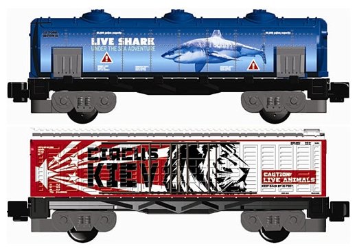 Power Trains 2 вагона для транспортировки животных, 44934 (фото modal 1)