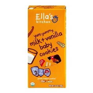 Печенье Ella's Kitchen Yum yummy milk + vanilla от 1 года (фото modal nav 2)