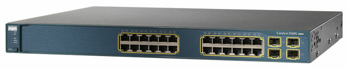 Коммутатор Cisco WS-C3560G-24TS-S (фото modal 1)