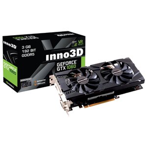 Видеокарта Inno3D GeForce GTX 1060 1506Mhz PCI-E 3.0 3072Mb 8000Mhz 192 bit 2xDVI HDMI HDCP X2 (фото modal nav 3)