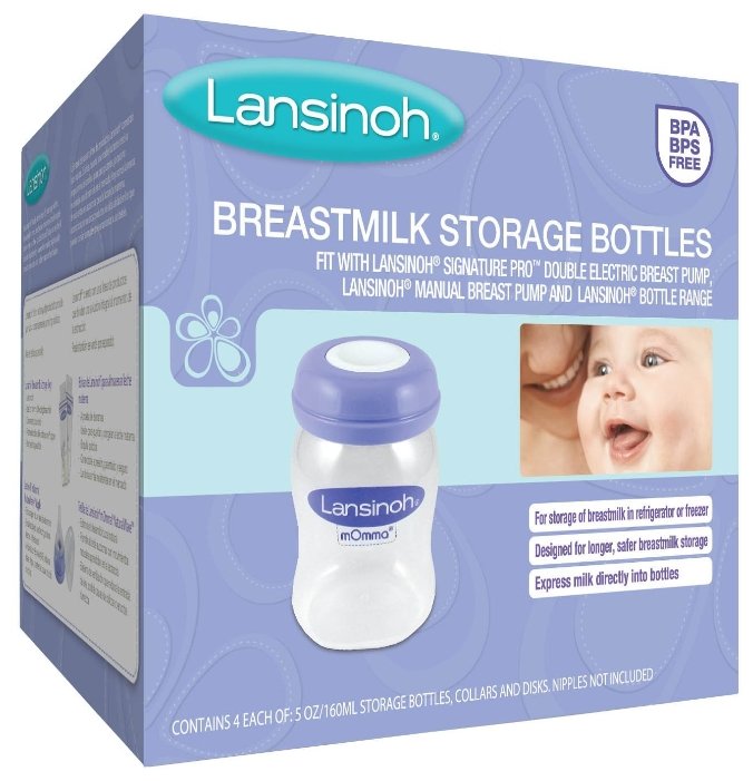 Lansinoh Бутылочки для хранения грудного молока 160 мл (фото modal 3)