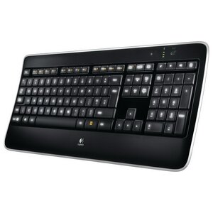 Клавиатура Logitech Wireless Illuminated Keyboard K800 Black USB (фото modal nav 1)