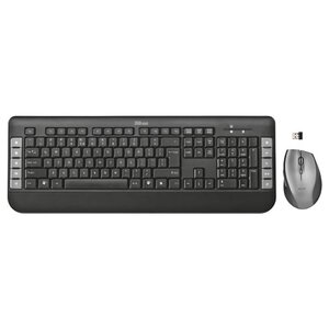 Клавиатура и мышь Trust Tecla Wireless Multimedia Keyboard & Mouse Black-Silver USB (фото modal nav 2)