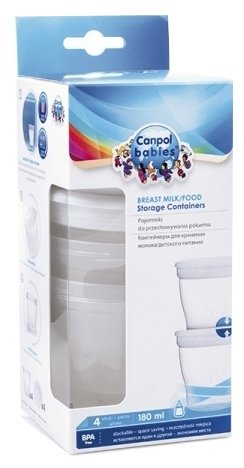 Canpol Babies Контейнеры для хранения грудного молока 180 мл (фото modal 2)