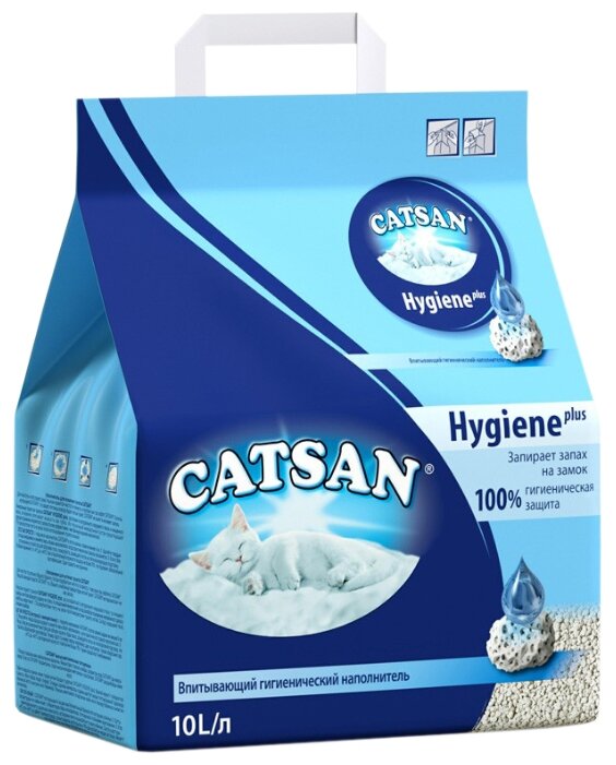Наполнитель Catsan Hygiene Plus (10 л) (фото modal 1)
