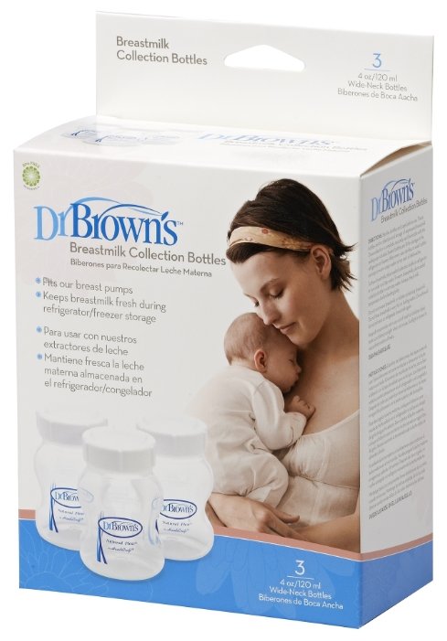 Dr. Brown's Бутылочки для хранения грудного молока 120 мл (фото modal 4)