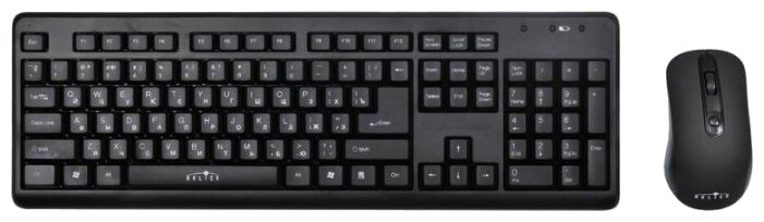 Клавиатура и мышь Oklick 270 M Black USB (фото modal 1)