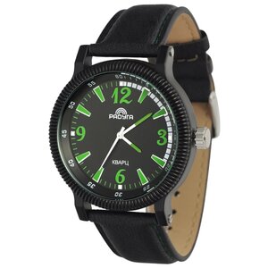 Наручные часы Радуга 608 черно-зеленые (фото modal nav 1)