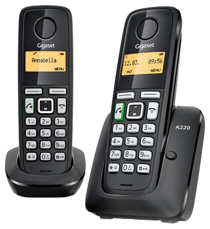Радиотелефон Gigaset A220 Duo (фото modal 1)