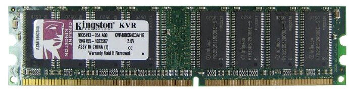 Оперативная память Kingston KVR400X64C3A/1G (фото modal 1)