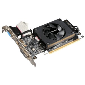Видеокарта GIGABYTE GeForce GT 710 954MHz PCI-E 2.0 1024MB 1800MHz 64 bit DVI HDMI HDCP (фото modal nav 3)
