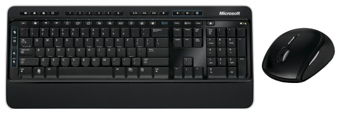 Клавиатура и мышь Microsoft Wireless Desktop 3050 Black USB (фото modal 1)