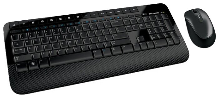 Клавиатура и мышь Microsoft Wireless Desktop 2000 Black USB (фото modal 1)