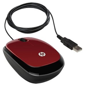 Мышь HP X1200 H6F01AA Flyer Red USB (фото modal nav 2)
