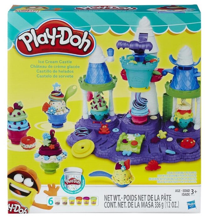 Масса для лепки Play-Doh Замок мороженого (B5523) (фото modal 1)