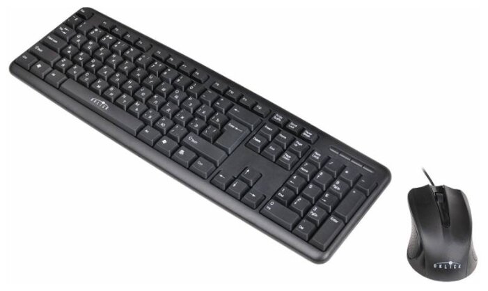 Клавиатура и мышь Oklick 600M Black USB (фото modal 2)
