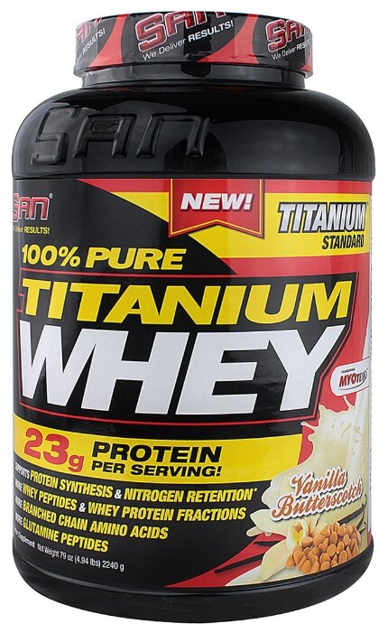 Протеин S.A.N. 100% Pure Titanium Whey (2240-2272 г) (фото modal 1)