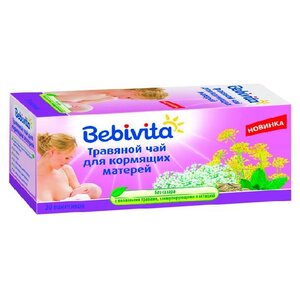 Чай для кормящих матерей Bebivita в пакетиках 20 шт. (20 г) (фото modal nav 1)