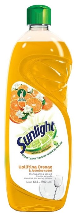Sunlight Средство для мытья посуды Uplifting orange & jasmine (фото modal 1)