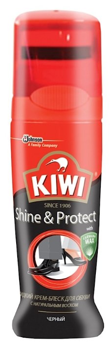 Kiwi Shine & Protect жидкий крем-блеск черный (фото modal 1)
